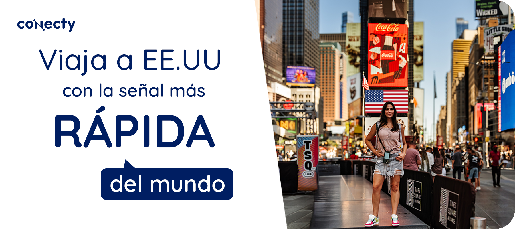 Viajar a EE.UU con la señal más rápida del mundo. Te contamos cómo puedes hacerlo solo con una eSIM