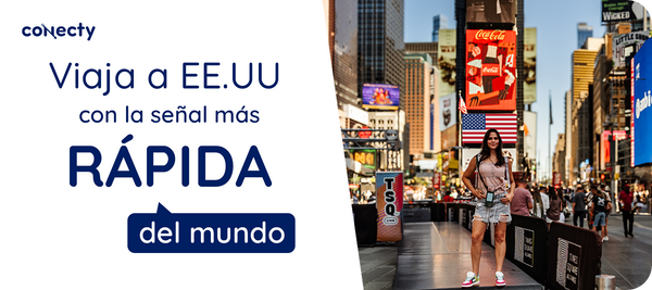 Viajar a EE.UU con la señal más rápida del mundo. Te contamos cómo puedes hacerlo solo con una eSIM